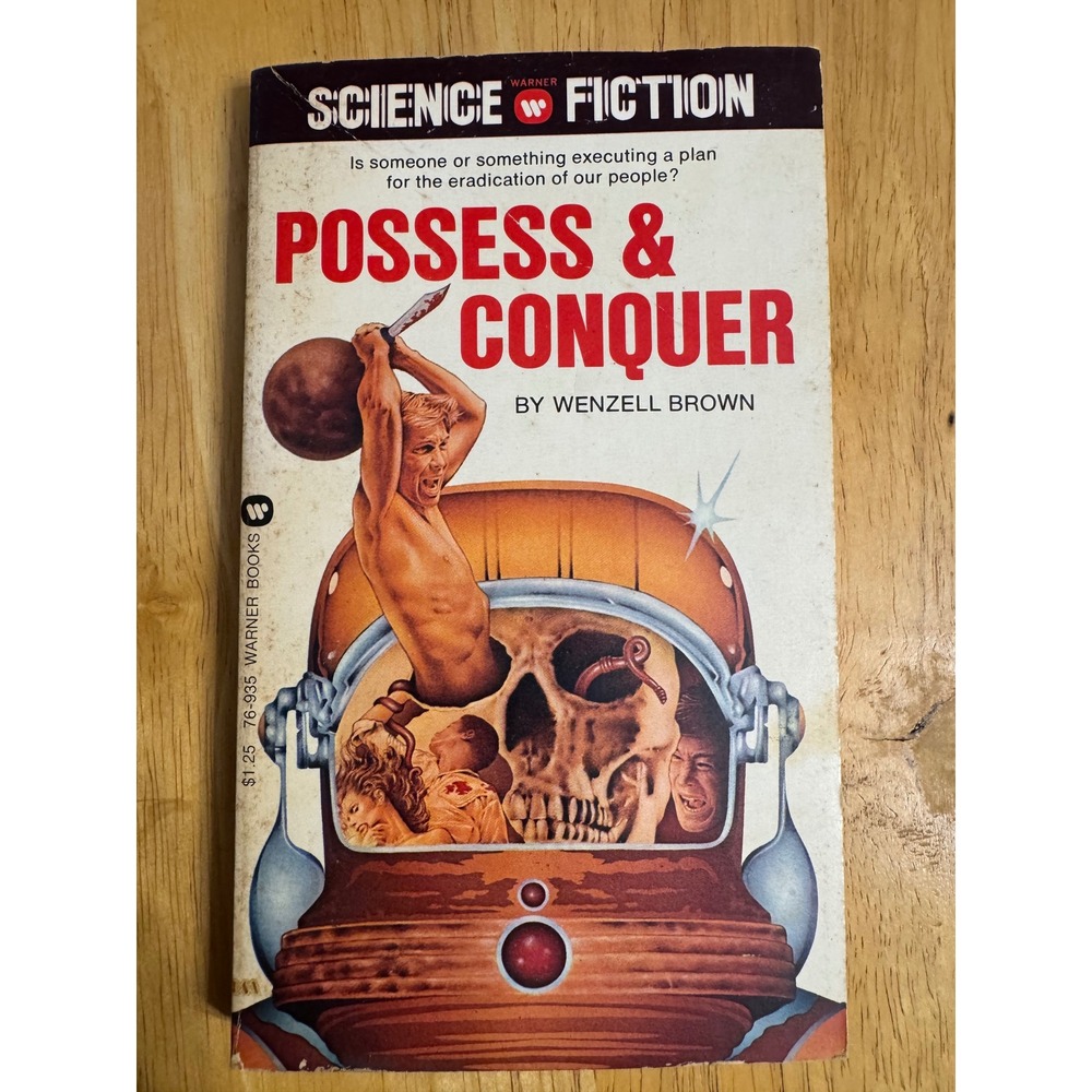 Possess & Conquer Wenzell Brown 1975 Science Fiction‎ Vintage Paperback Book